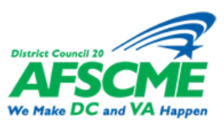 AFSCME DC 20 logo