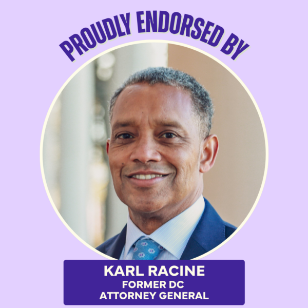 Racine endorsement smaller